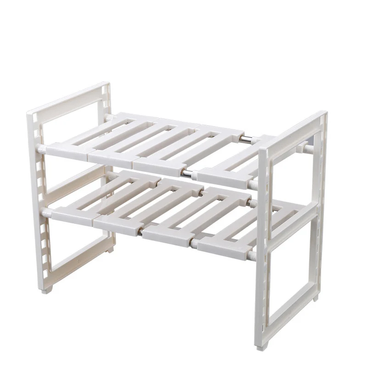 estante de almacenamiento debajo del fregadero