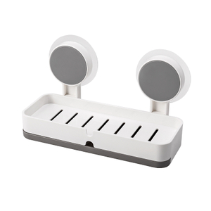 jabonera con bandeja de drenaje