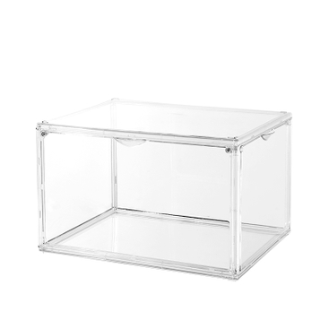 Caja expositora de zapatos abierta de 2 lados