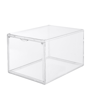 Caja de zapatos abierta frontal