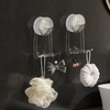  Ganchos de ventosa de vacío montados en la pared sin taladro, soporte, colgador colgante Flexible para accesorios de baño y cocina