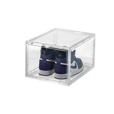 Caja de zapatillas abierta frontal