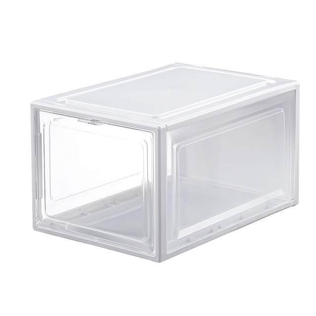 Caja de zapatos con puerta magnética