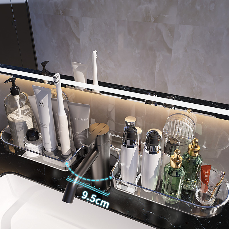 Estante de almacenamiento para grifo de fregadero para el hogar, almacenamiento para grifo de baño, estante de almacenamiento para fregadero colgante