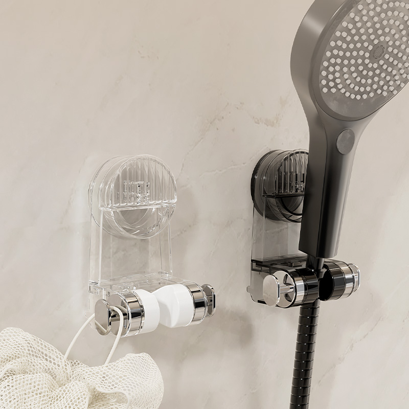 Venta al por mayor, soporte multifuncional para cabezal de ducha de baño All-Claer, potente estante de almacenamiento con ventosa, caja de embalaje OEM ODM