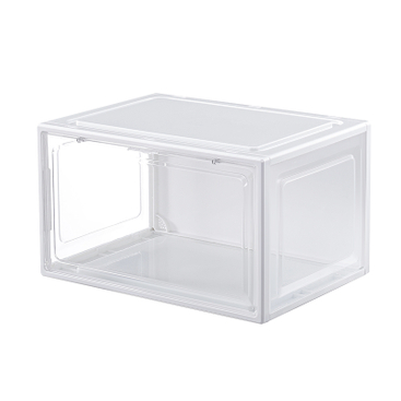 Caja de zapatos con caída lateral