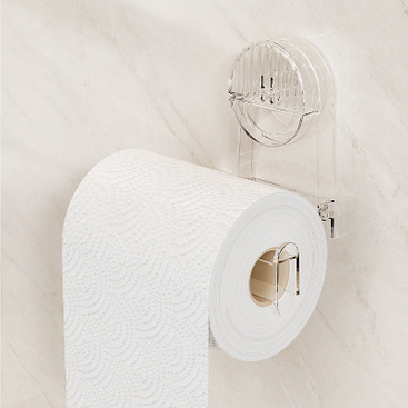 Estante de almacenamiento de toallas de tejido autoadhesivo para baño y cocina, soporte para rollo de papel
