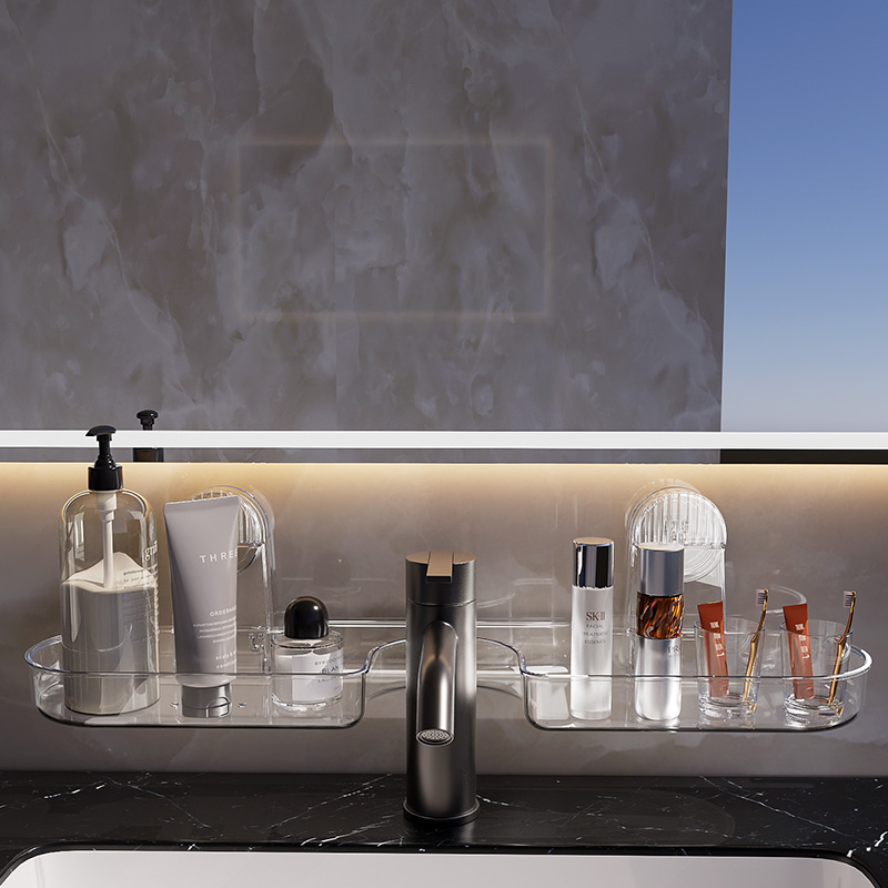 Estante de almacenamiento para grifo de fregadero para el hogar, almacenamiento para grifo de baño, estante de almacenamiento para fregadero colgante